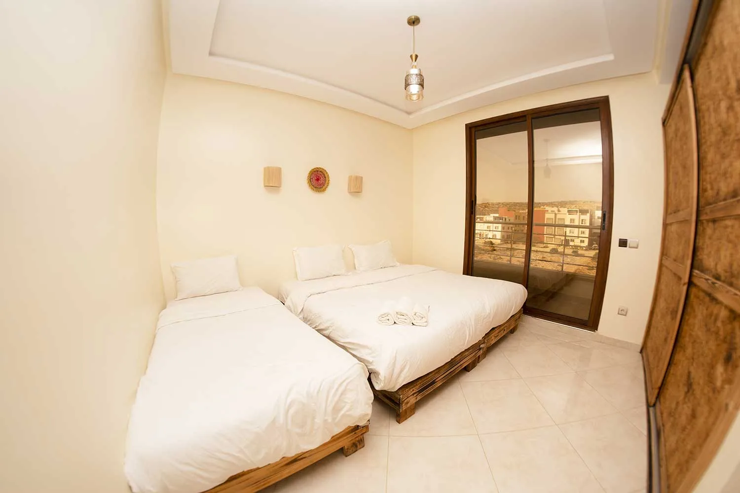 Triple room at Golden Wave surf camp